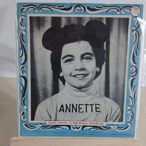 Rare, Annette Funicello Mouseketeers Record & Sleeve #D291